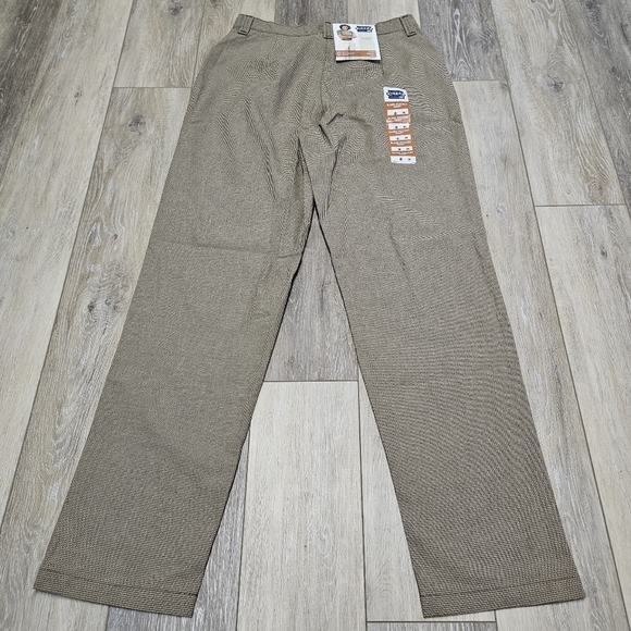 Lee Riders Vintage Slash Pockets Pants Trousers Houndstooth Brown Women's 8 - Picture 5 of 10